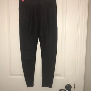 Abercrombie leather leggings